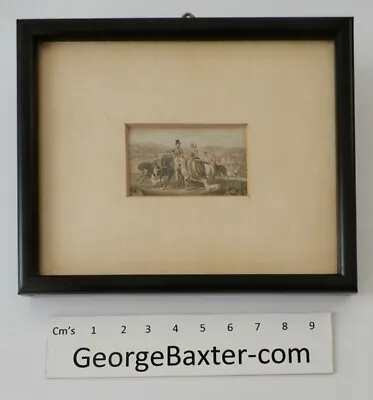 Framed Needle Box Print – Queen Victoria & Prince Albert - 170 Years Old Print • $16.17