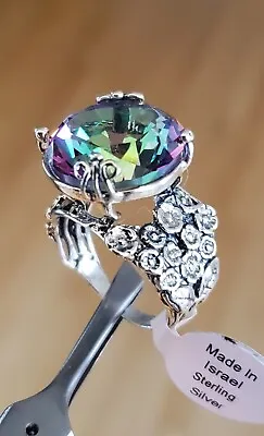  Sterling Silver Mystic Topaz Ring Sz 8 NWT  • $85