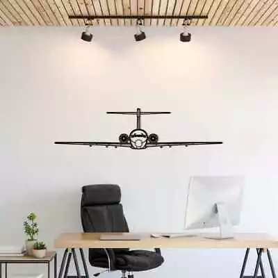 Wall Art Home Decor 3D Acrylic Metal Plane Aircraft USA Silhouette 717-200 • $109.99