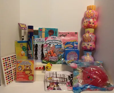 $24.95 • Buy NEW ~ Small Toys Easter Basket Gift Bag Lot ~ GIRLS Dolls, Beads,Putty,Orb+