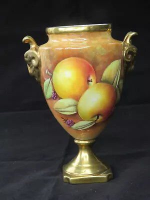 Coalport Fruit Vase Hand Painted And Signed By Malcolm Hanett No Lid • £50