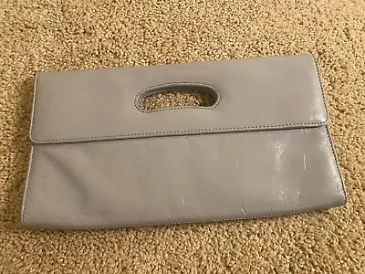 HOBO International Gray Patent Leather Envelope Clutch Bag • $16