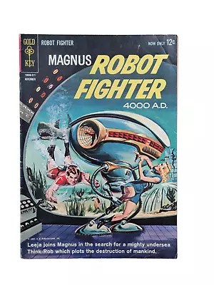 Magnus Robot Fighter 4 Gold Key Comic Book 4000 AD Silver Age 1963 Sci Fi VG RAW • $30