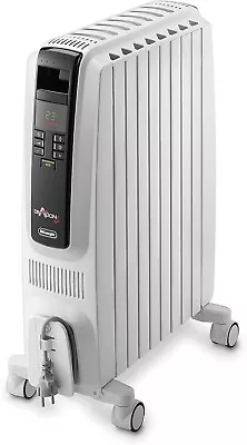 De'Longhi Dragon 4 Portable Oil Column Heater 2400W TRD42400ET White • $391.91