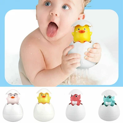 £6.22 • Buy Baby Bathing Toy Kids Dinosaur Duck Penguin Egg Water Spray Sprinkler Bathroom