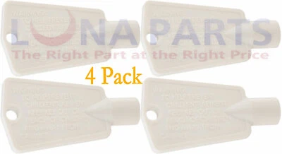 $5.95 • Buy 4 Pack 297147700 Freezer Door Lock Key For Electrolux AP4301346 PS1991481