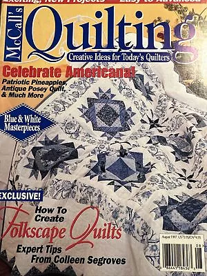Mccall’s Quilting Magazine August 1997 • $6.93