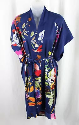 Mason XO Barneys New York Women's Blue Floral Shirt Dress Size 10 • $69