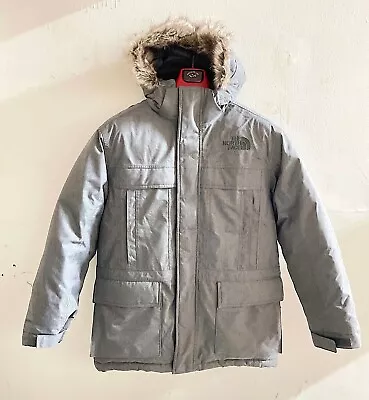 North Face 550 Goose Down Wool Men's Parka Jacket Size LG • $150