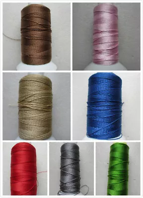 10 - 30M 0.5mm Nylon Cotton Cord String Thread Jewellery Making Choose 11 Colour • £1.99