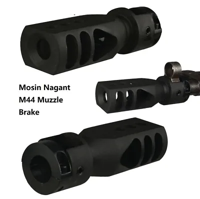 Steel Mosin Nagant M44 Bolt On Muzzle BrakeLow Concussion Competition   • $69.99