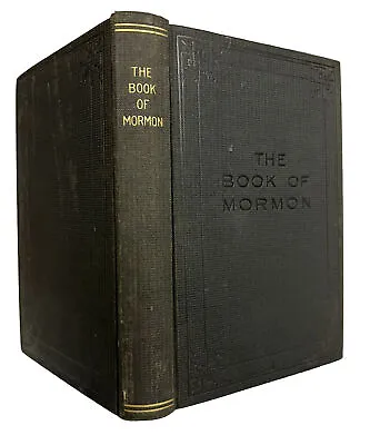 Antique 1923 THE BOOK OF MORMON-HARDCOVER 2nd Print Hebert J Grant-Double Column • $149