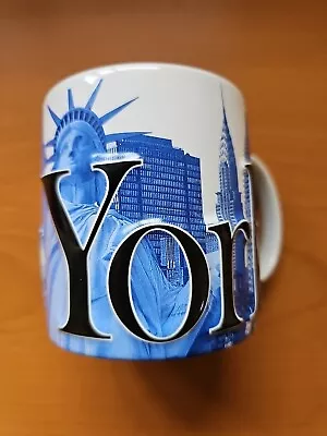 AMERICANWARE NYC/Wall Street Jumbo Embossed Ceramic Tea/Coffee Mug 200718 Oz. • $9.99