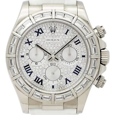 Rolex  Daytona 116589 K18 WG With Diamonds Guarantee 100% GENUINE CF20102 • $226995