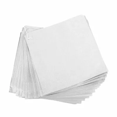 WHITE PAPER BAGS - ALL SIZES - Markets Fruit Sweets Crafts Gifts • £3.99