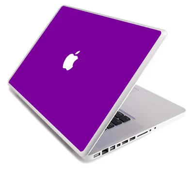 PURPLE Vinyl Lid Skin Cover Decal Fits Apple MacBook Pro 15 A1268 Laptop • $9.99