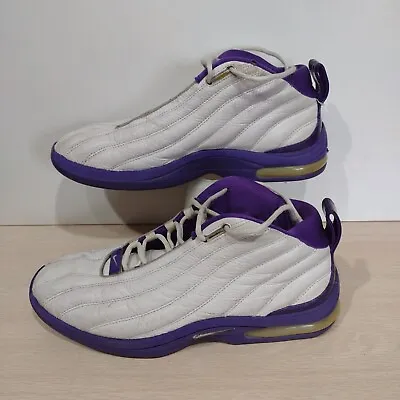 VINTAGE Nike Air Max Chosen Size 13.5 White Purple 2002 Basketball **READ** • $24.50