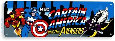 Captain America Avengers Arcade Sign Classic Arcade Game Marquee Tin Sign C483 • $8.45