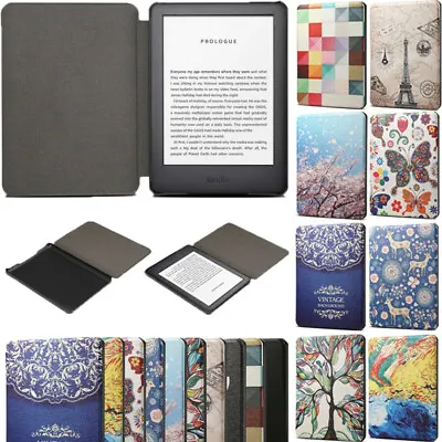 $12.89 • Buy For Amazon Kindle Paperwhite 1 2 3 4 10th Gen 6 Smart Leather Painted Case Cover