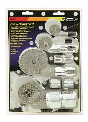 Mr. Gasket Co. 8092 MRG8092 BRAIDED HOSE SLEEVE KIT-SILV • $59.83