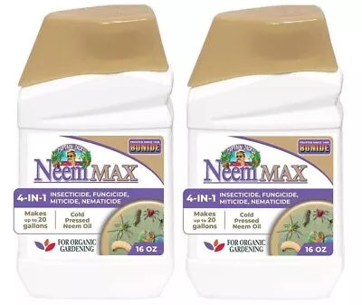 2 Pack - Bonide Captain Jacks Neem Max 4-In-1 Concentrate 16 Oz • $35.49