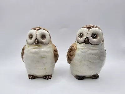 New Without Tags Set Of Owl Salt And Pepper Shakers Adorable Plastic Plugs  • $12.99