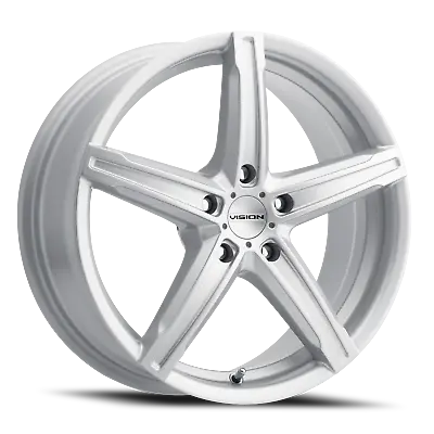 1 New 15X6.5 38 5X100 Vision Boost Silver Wheel/Rim 15 Inch 63670 • $98
