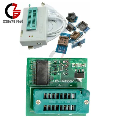 1.8V Adapter TL866II Plus Programmer USB EPROM FLASH BIOS 6 Adapters Socket • $3.09