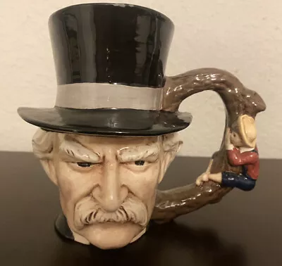 Figural Mark Twain Toby Mug Jug  Byron Molds 1976 Hand Painted • $19.99