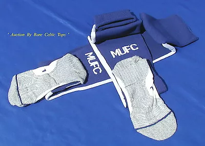 New Rare Manchester United Player Issue 2009-2010 Away 3rd Choice Socks 7.5-11.5 • $37.32