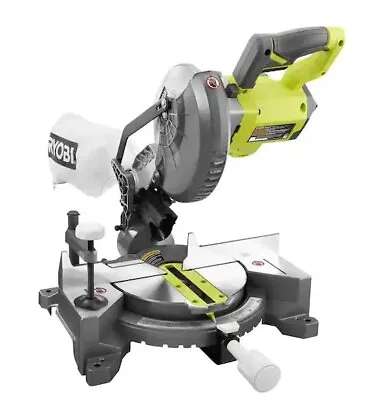 Ryobi P553 18-Volt One+ Cordless 7 -1/4  Compound Miter Saw With Blade - RECON ! • $139.90