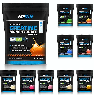 100% Pure Micronized Creatine Monohydrate 250g Advanced Size & Strength Formula • £13.99