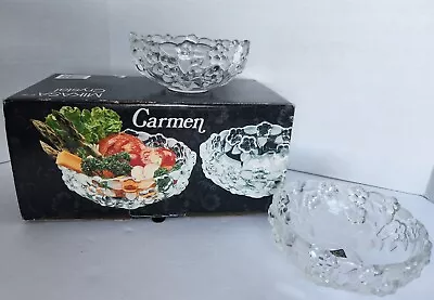 Mikasa Crystal CARMEN Set Of 4 Fruit Bowls SA 510/410 New Vintage • $38.99