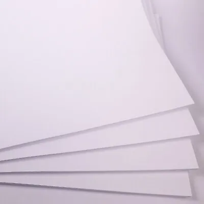 A4 High Quality White Card 400gsm Thick Art Card 25 Sheets White Crafting Card  • £6.29