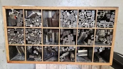 £95 • Buy Large Letterpress Printers Furniture Cabinet #Adana
