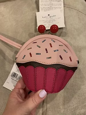 Kate Spade Limited Edition Pink Cupcake Poise Wristlet Wallet • $213.69