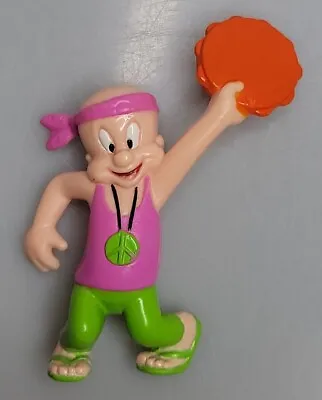 Vtg 1994 NOS Looney Tunes Elmer Fudd Holding Tambourine PVC Figurine -2 • $9.95