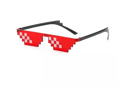 Thug Life Sunglasses Deal With It 8/6 Bit Pixel Glasses Cool Fashion Goggles • $6.40