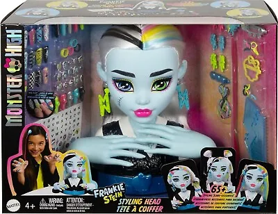 Monster High Frankie Stein Styling Head W/ 65+ Nail Hair & Face Accessories 2024 • $59.95