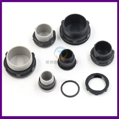 £1.62 • Buy Round Plastic Black Gray Blanking End Cap Caps Threads Inserts Panel Plug Bung