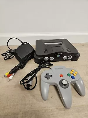 Nintendo 64 N64 Console With Controller & Cords Very Clean • $95