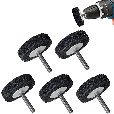 5 X Poly Strip Discs Wheel Rust Paint Removal Abrasive Drill Angle Grinder 50mm~ • £8.99