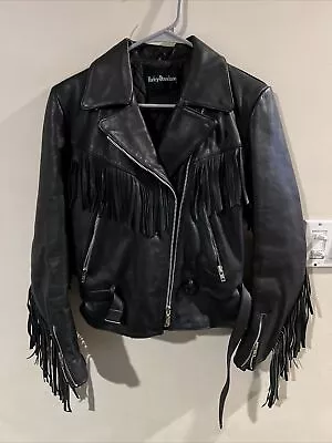 Vintage 90’s Harley Davidson Fringe Leather Motor Ride Jacket  American Cowhide • $180