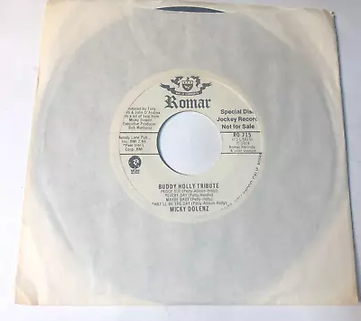 Micky Dolenz The Monkees 7  45 Record Wl Promo Buddy Holly Tribute / Ooh Shes Yo • $19.99