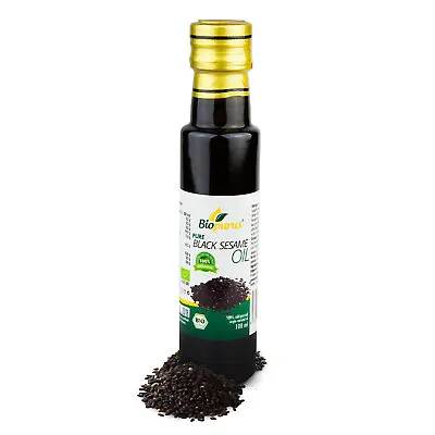 Biopurus Certified Organic Cold Pressed Black Sesame Oil 100ml • £13.10
