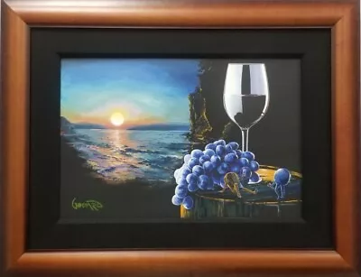 Michael Godard  Red Wine Cove  Original - Framed -  Acrylic On Canvas • $13250