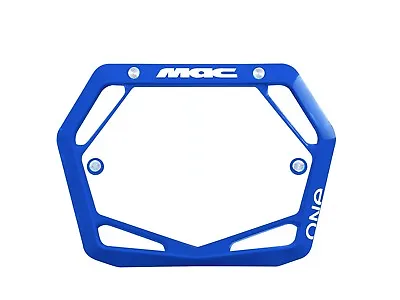 Mac One Bmx Mini/cruiser Number Plate - Blue • $30