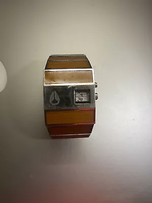 NIXON THE ROTOLOG Bamboo Brown Unisex Watch Runs Great 36mm. EXTRA LINKS • $129