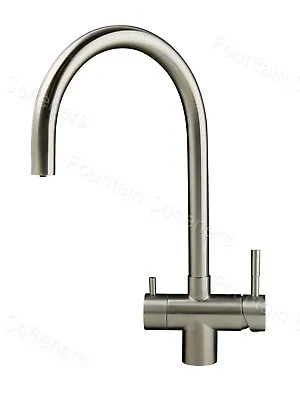 ARES 3 Way Kitchen Filter Tap Stainless Steel • £210