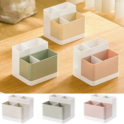 2 In 1 Detachable Desk Dresser Organizer Pen Holder Desktop Storage Box Office • $22.13